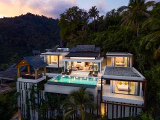 Samui Relax Airfreshing Privacy Modern Luxury Seaview Natural Rainforest Infinity Pool Villa With 3 Beds Suits With Housekeeper - Lamai - 8