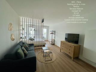 ALP Chartres - Grand studio avec terrasse et parking - 9