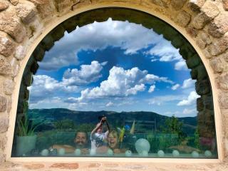 Grande bastide vue magnifique. Piscine intérieure. - Saint-Sauveur-de-Montagut - 2