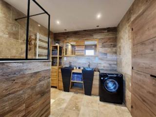 Domaine Le Manoir, bain nordique privé, vue Mont-Blanc - 2