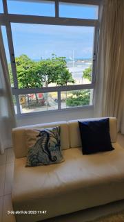 Apartamento pé na areia inteiro-4 quartos 3 cama casal ,4 camas solteiro-3 salas cozinha - Guarujá - 6