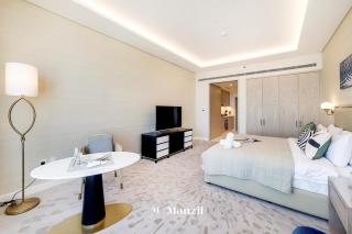 Manzil - Studio Apartment with Aura Pool & Sea View at The Palm Tower in Palm Jumeirah - Dubai - 7