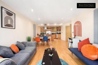 WEEKLY OR MONTHLY STAYS, London, Canary Wharf - Sleeps 6- 2Bedroom, FREE PARKING, Serviced Apartment By Maison Christo Property - Londra - 9