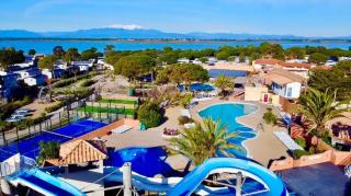 Mobil-home à 100m des plages - tout équipé - 8 pers - Camping Siblu 4 étoiles - Canet-en-Roussillon - 0