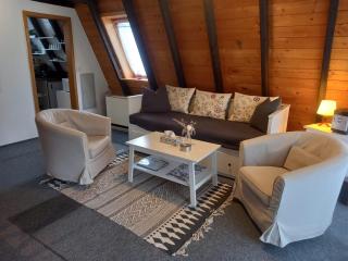 Gemütliches Ferienhaus mit sonniger Terrasse Frankenwald nähe Badesee Smart-TV - Lichtenberg - 4