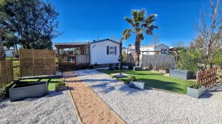 Mobil home 6 personnes camping 4* Les Pins Maritimes - Hyères - 0