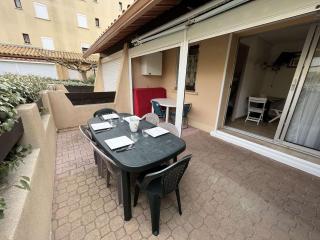Accès direct plage, appartement 2 pièces avec terrasse, parking et Wi-Fi optionnel. - FR-1-387-193 - Marseillan - 2