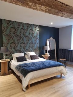 L'Aupinouse Chambre double Giroflée avec salle de bain privative - La Suze-sur-Sarthe - 0