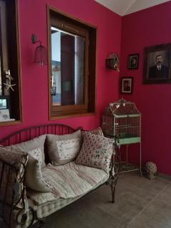 L'Aupinouse Chambre double Chardon, au 1er étage avec salle d'eau privative - 8