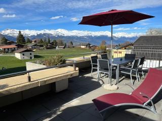 Au village de Nax, ravissant 2 pièces et demi avec terrasse - Nax - 9