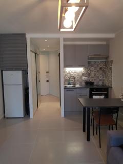 studio meuble climatise centre ville vue mer - Juan-les-Pins - 9
