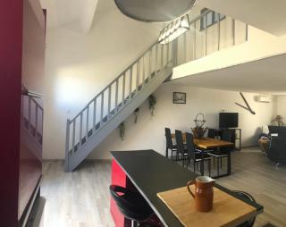 Gîte LE BOIS FLOTTE spacieux 120 m2 6 personnes Lagorce vallon pont d arc Ardèche - Lagorce - 8
