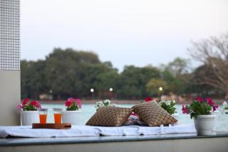 Perfectstayz Premium Ganga Heights - Ganga View rooftop cafe - 5