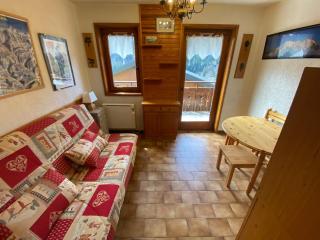 Chaleureux studio avec balcon Sud/Ouest à 500m du centre, parking et à deux pas des remontées! - FR-1-693-54 - Châtel - 0