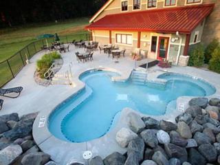 Golf 27 holes Family Solo Eco Resort Wisconsin Dells 10 minutes Ski & Tubing 2 Bedroom Suites Full Kitchen Living Room Patio - 0