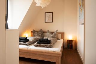 Wölkchen - Wohnung mit Balkon, Holzdielen & TV - 8