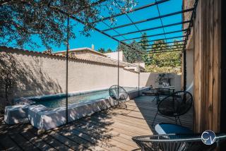 Maison de village avec piscine - Orsan - 5