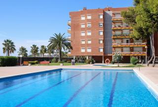 AT080 Pins, comunidad con piscina en 1ra línea de la playa - Torredembarra - 3