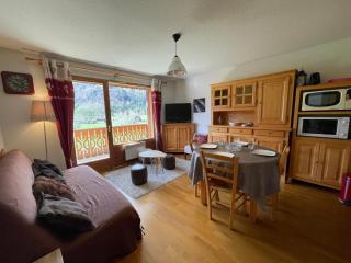 Appartement T2 calme avec balcon, proche ski-bus et village - FR-1-624-37 - 0