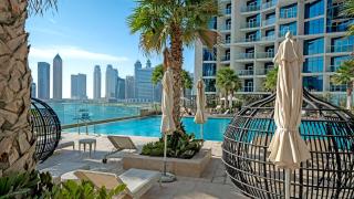 Bright Deluxe Studio canal view - Special offer - Dubai - 2
