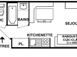 Appartement cosy 2 pièces - Les Saisies, 4 pers - FR-1-594-222 - 4