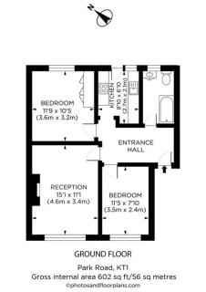 2 bed flat - SW London with parking - Teddington - 4