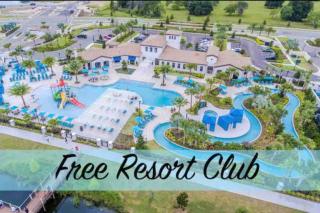 DISNEY VILLA Game rm, free heated Pool, Spa, Lazy rvr, BBQ, themed bedrooms - 9
