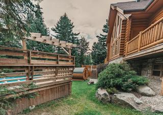 Harfang 51 - stunning log cottage with private hot tub pool and Scandinavian dry barrel sauna - Mille-Isles - 8