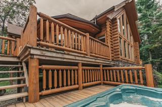 Harfang 51 - stunning log cottage with private hot tub pool and Scandinavian dry barrel sauna - Mille-Isles - 4
