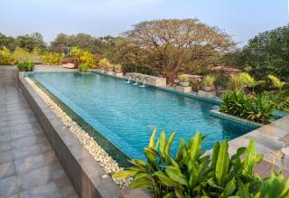 El Arbol 2BHK with Rooftop Pool near Candolim - HIREAVILLA - 1
