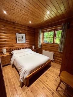 Solid Log Cabin With Private Hot Tub - Oak - Aymestrey - 7