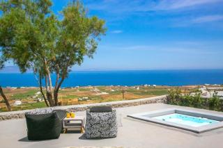 Luxury Santorini Villa Villa Elysian Dyo Private Hot Tub Air Conditioning 1 Bedroom Oia - Foinikiá - 4