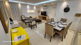 Apartamento pé na areia inteiro-4 quartos 3 cama casal ,4 camas solteiro-3 salas cozinha - Guarujá - 7
