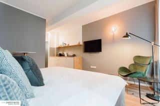City-Studio im Innenhof mit Boxspring-Bett und Community-Raum - Münster - 3