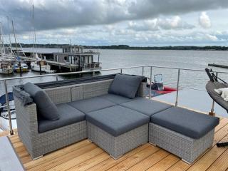 Hausboot Fjord Schleiliebe mit Biosauna und Dachterrasse in Schleswig - 2