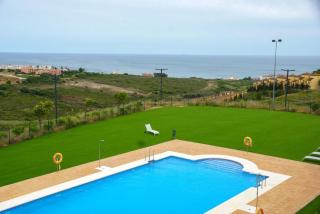 Small Oasis Nelson Mandela Apartment with sea view, two bedrooms, parking, terrace and pool - Manilva - 0