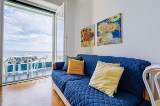 144 - Sunshine Suite 9, fronte e vista MARE, 100metri SPIAGGIA - San Remo - 8