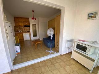 Studio Cabine 4 Pers, Terrasse, Parking Privé, Proche Plage et Commerces, La Franqui - FR-1-81-585 - Leucate - 8