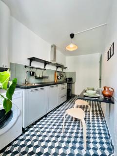 DnN - Retro 1BR, center Thiers - free wifi and parking - near Vichy, Clermont, Lyon - Thiers - 2