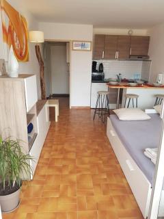 Studio meublé climatisé centre port cap d'Agde - 8