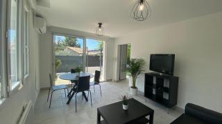 La perle de provence, appartement neuf en rez de Jardin clos, au calme, clim, salle d'eau dans chaque chambre, à 900m du centre de Nyons - 3