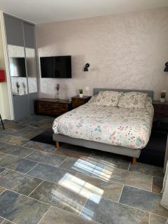 Studio indépendant avec piscine et jardin - LʼAbergement-Sainte-Colombe - 1
