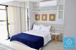 Apartamento com linda vista mar no Bahia Suites - 1