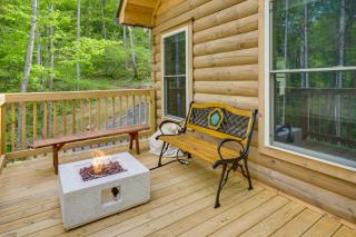 Furnished Deck and Fire Pit Serene Marshall Cabin! - Mars Hill - 9