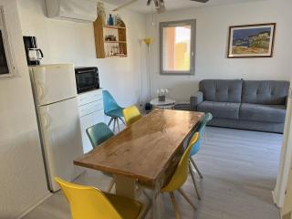 Appartement T2 climatisé, rénové, proche plage, avec terrasse et parking - Port Leucate - FR-1-81-586 - Port Leucate - 7