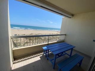 Studio pied dans l'eau, grand frigo, lave-vaisselle, lave-linge, parking privé - FR-1-326-787 - Marseillan - 8
