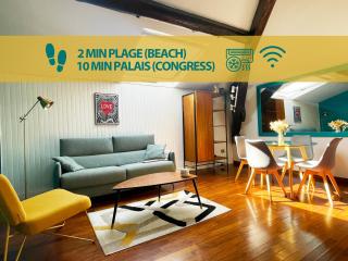 Studio de charme au coeur de Cannes 2 min plage et 10 Congrés - Cannes - 2