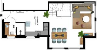 Seebrücke Heringsdorf - Appartement mit 1 Schlafzimmer und Balkon S15 - 1