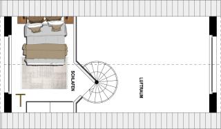 Seebrücke Heringsdorf - Appartement mit 1 Schlafzimmer und Balkon S5 - 1