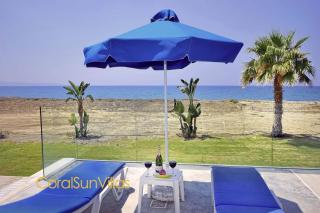 Blue - Beach Front Spectacular Villa Sleeps 10 - Argaka - 1